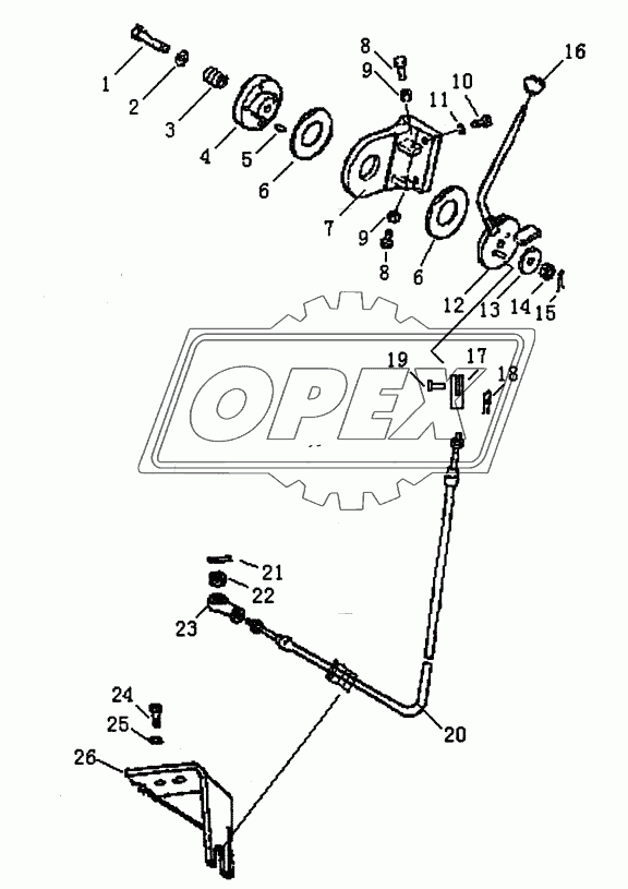 FUEL CONTROL LEVER (PD165Y-1) (1/2) 1