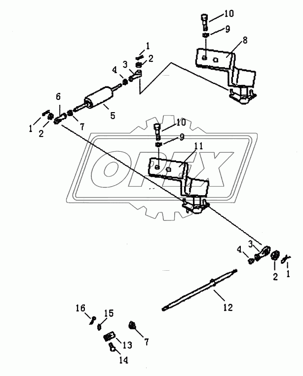 FUEL CONTROL LINKAGE (PD165Y-1) (2/2)