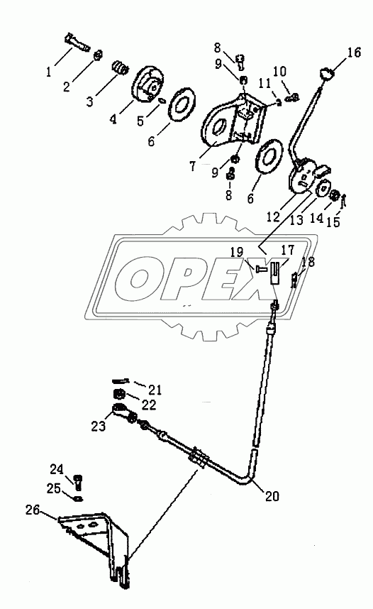 FUEL CONTROL LEVER (PD165YS-1) (1/2) 1