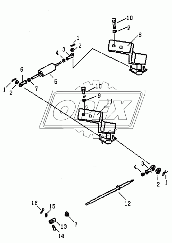 FUEL CONTROL LINKAGE (PD165YS-1) (2/2)