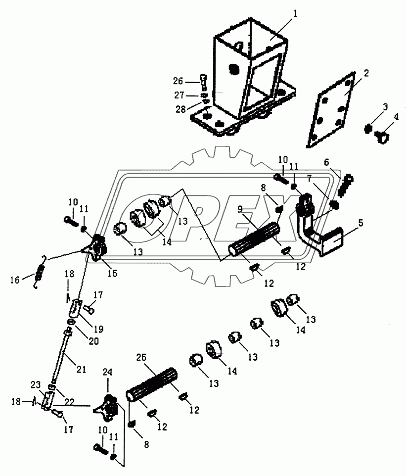 BREAK PEDAL (PD165Y-1, PD165YS)