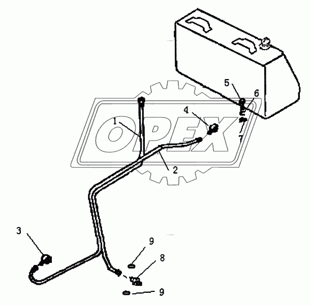 FUEL PIPING (PD165Y-1)