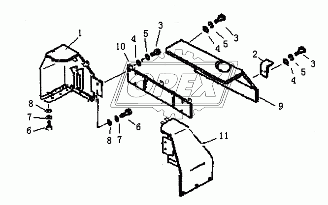 REAR GUARD (PD165YS, PD165YG)