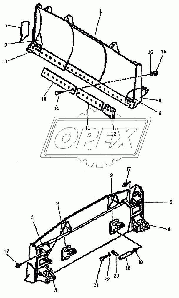 STRAIGHT TILT BLADE (PD220Y-1, PD220Y-2)