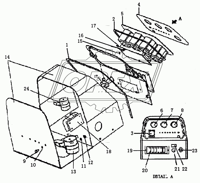 GAUGE PANEL (PD220Y-1) (2/2)