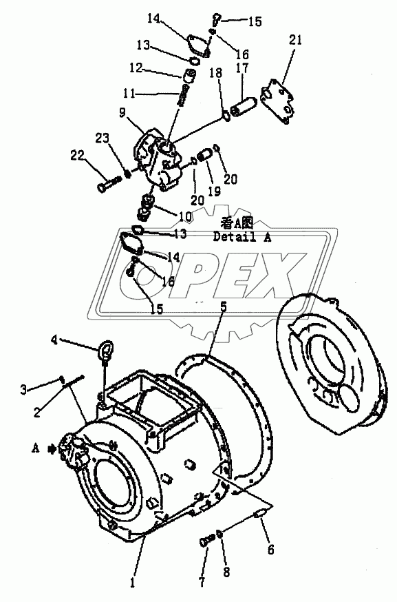 TRANSMISSION CASE (PD220Y-1, PD220YS)