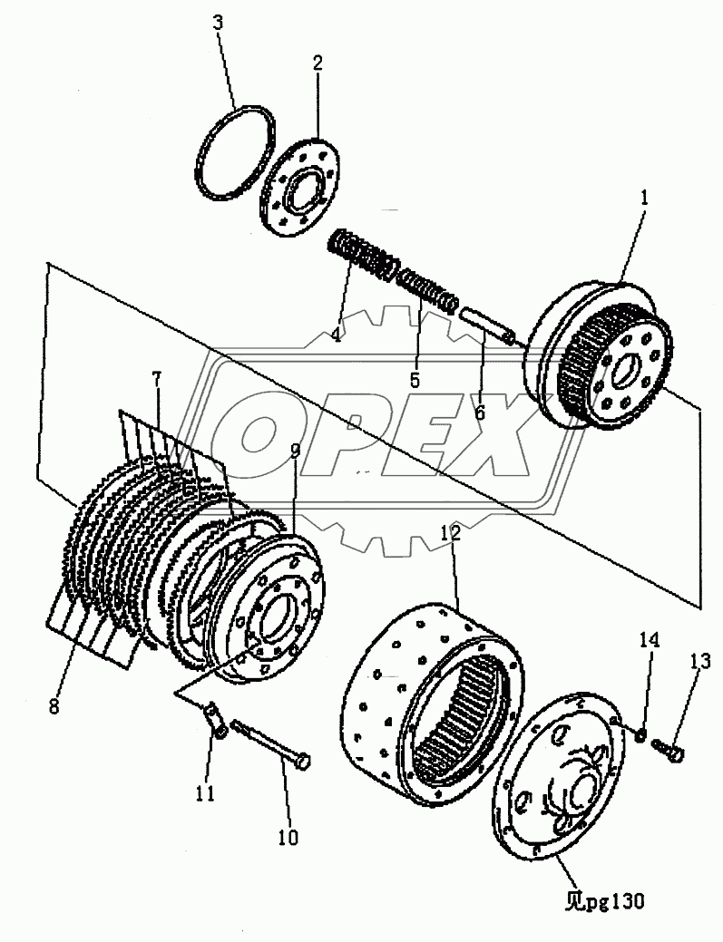 STEERING CLUTCH (PD220Y-1, PD220YS)