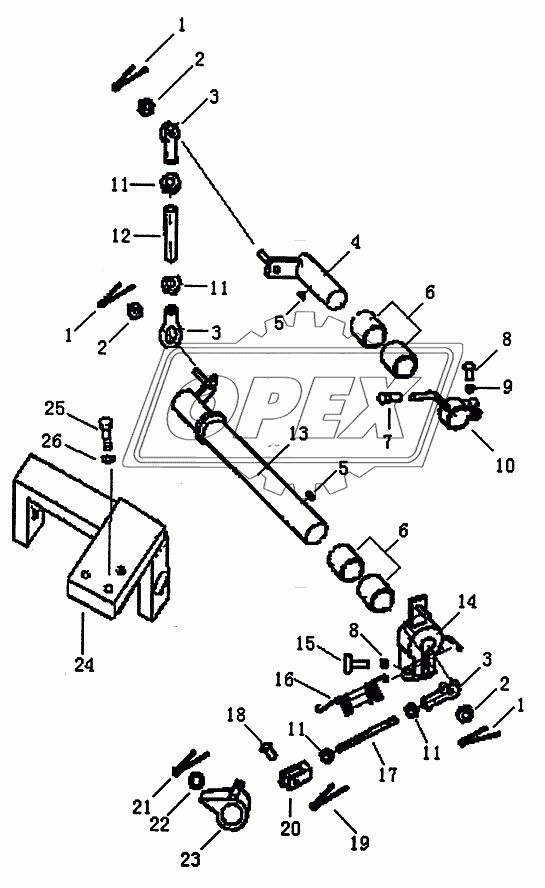 PARKING BRAKE LEVER (PD320Y-1, PD320Y-2)