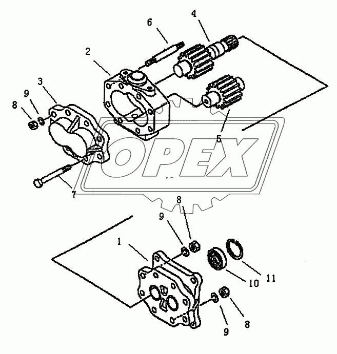 STEERING PUMP (PD220Y-1, PD220Y-2)