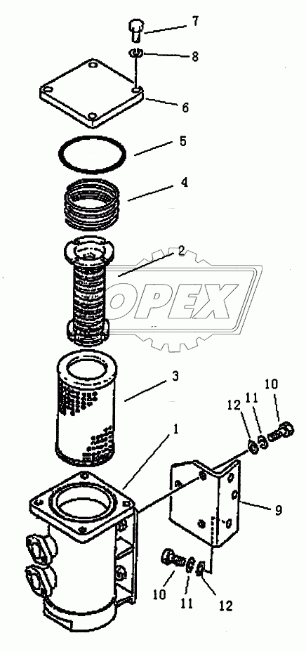 OIL STRAINER (PD220Y-1, PD220Y-2)