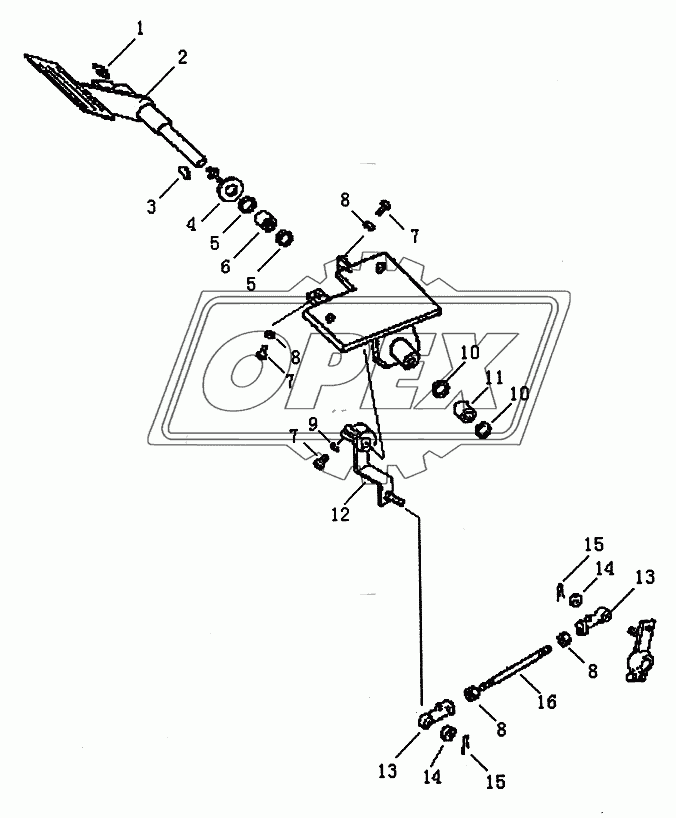 DEGELERATOR PEDAL (PD220Y-1, PD220Y-2)