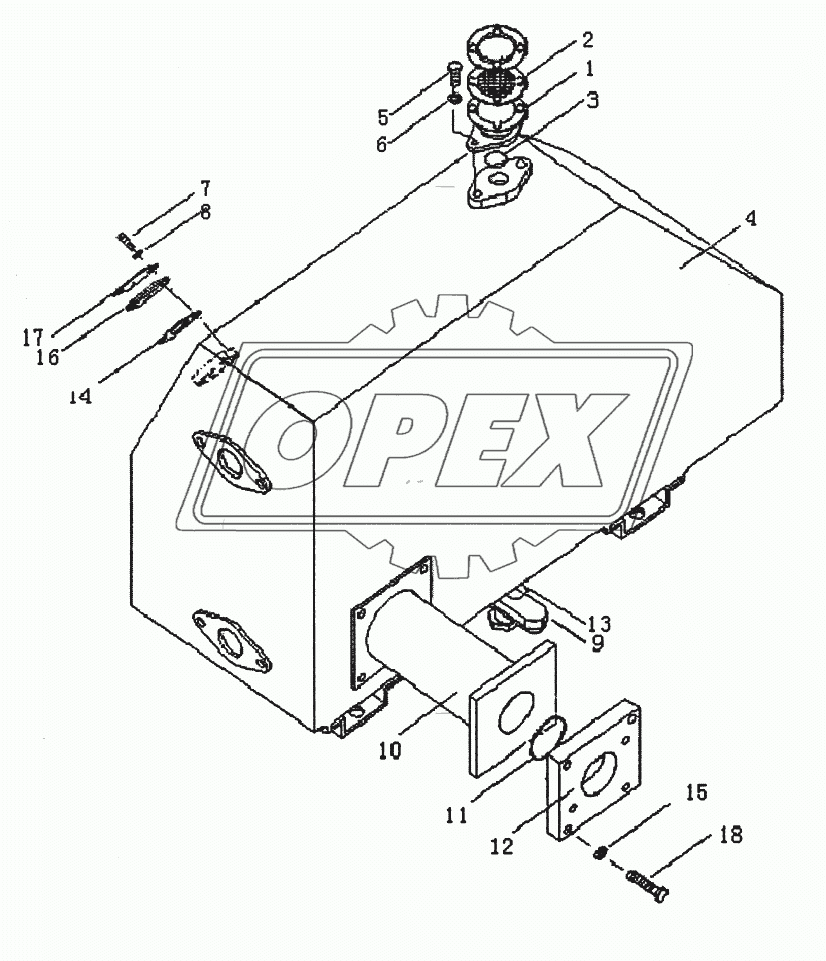 HYDRAULIC TANK (PD220Y-2)