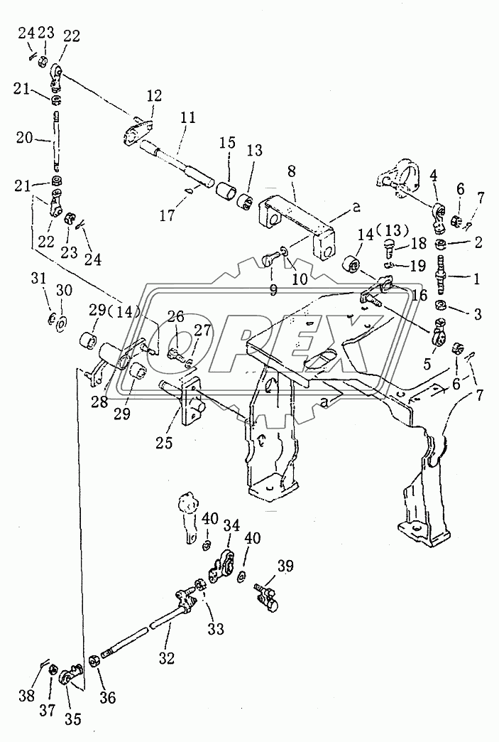 BLADE CONTROL LINKAGE PD320Y-1