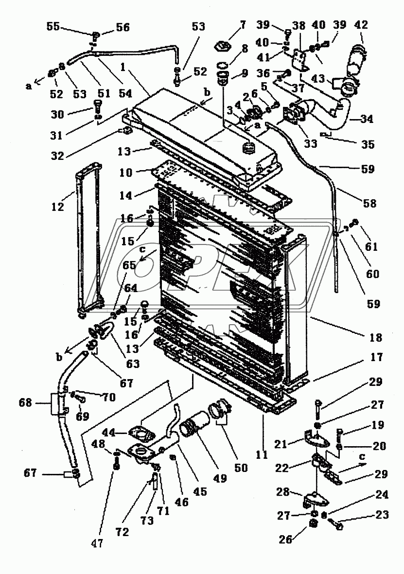 RADIATOR PD320Y-1 PD320Y-2