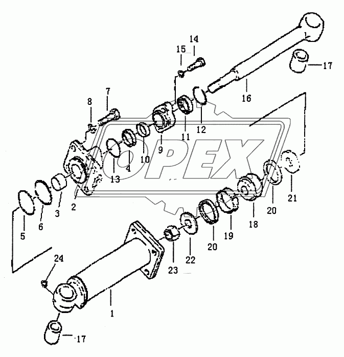 PIN PULLER CYLINDER PD320Y-1 PD320Y-2