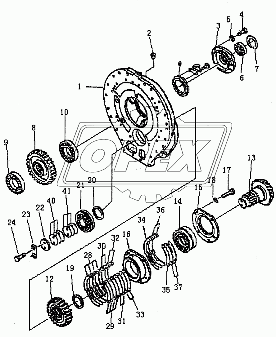 TRANSFER CASE PD320Y-1 PD320Y-2