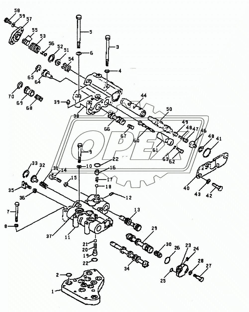 TRANSMISSION CONTROL VALVE PD320Y-1 PD320Y-2