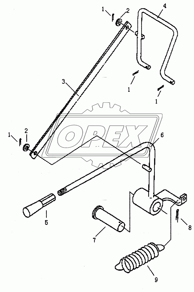 GEARSHIFT LEVER PD320Y-1 PD320Y-2