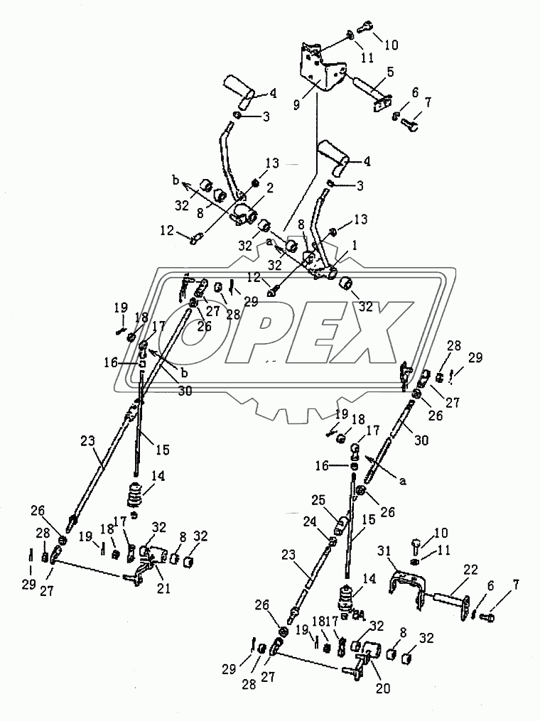 STEERING CONTROL LEVER PD320Y-l PD320Y-2