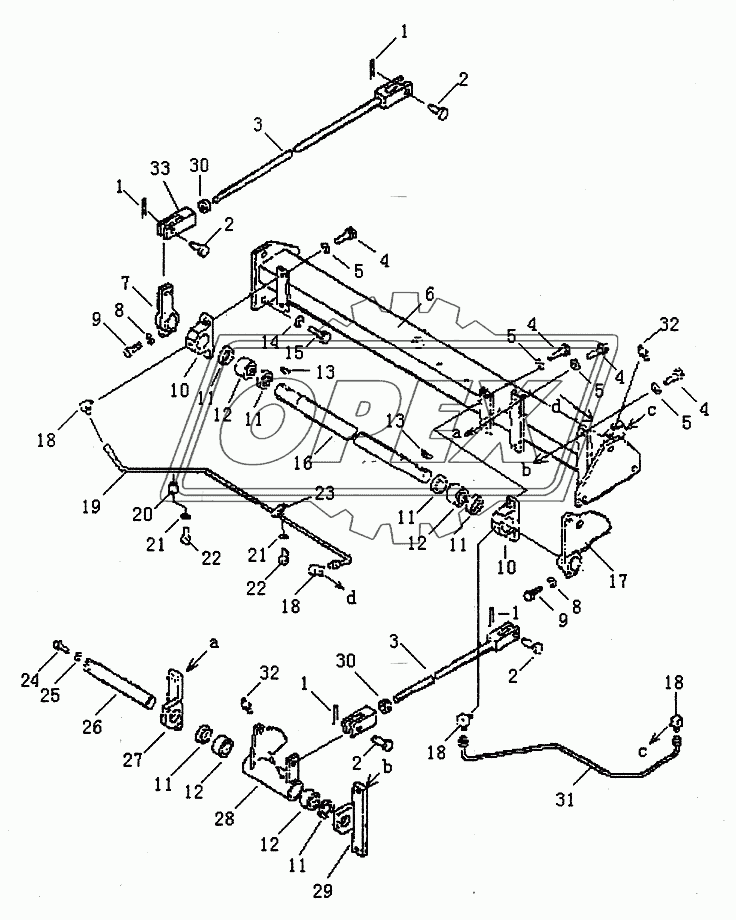 BRAKE LINKAGE PD320Y-1 PD320Y-2