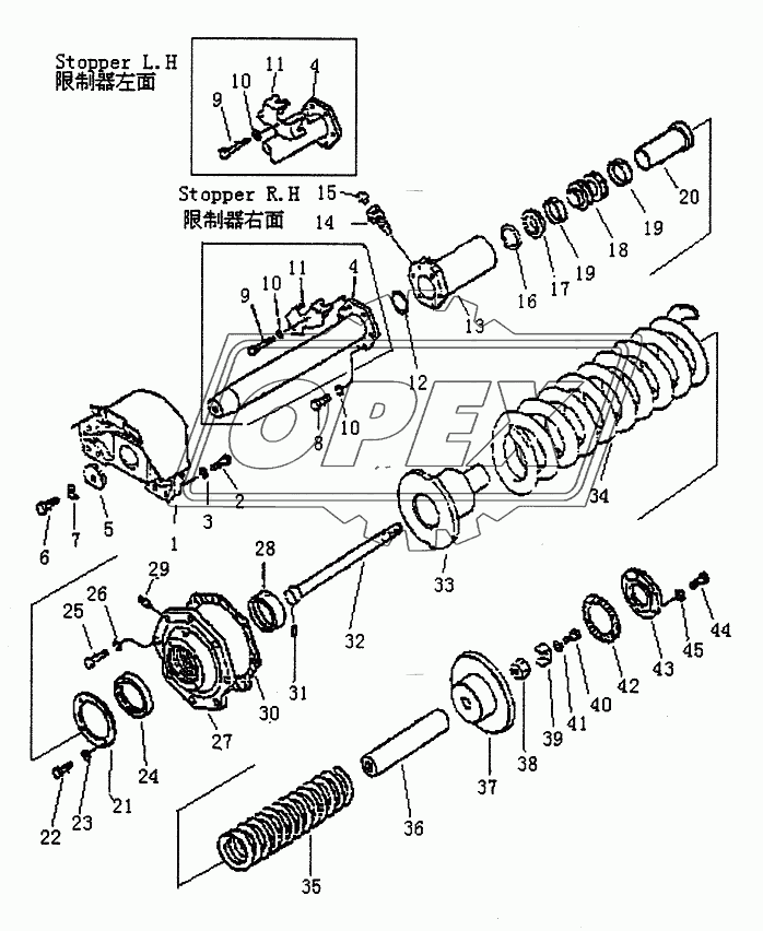 RECOIL SPRING PD320Y-1 PD320Y-2
