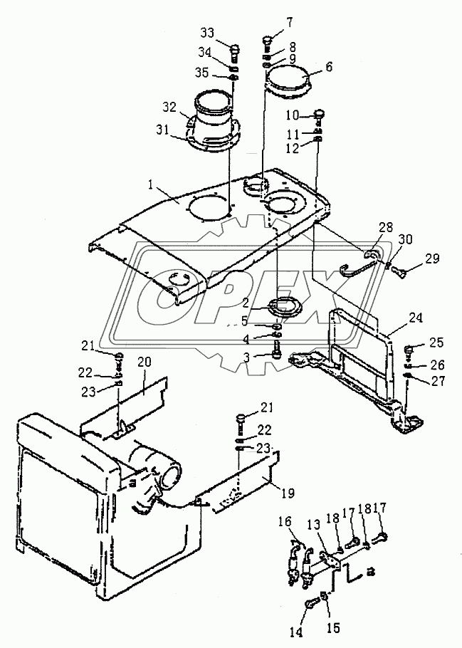ENGINE HOOD PD320Y-1 PD320Y-2