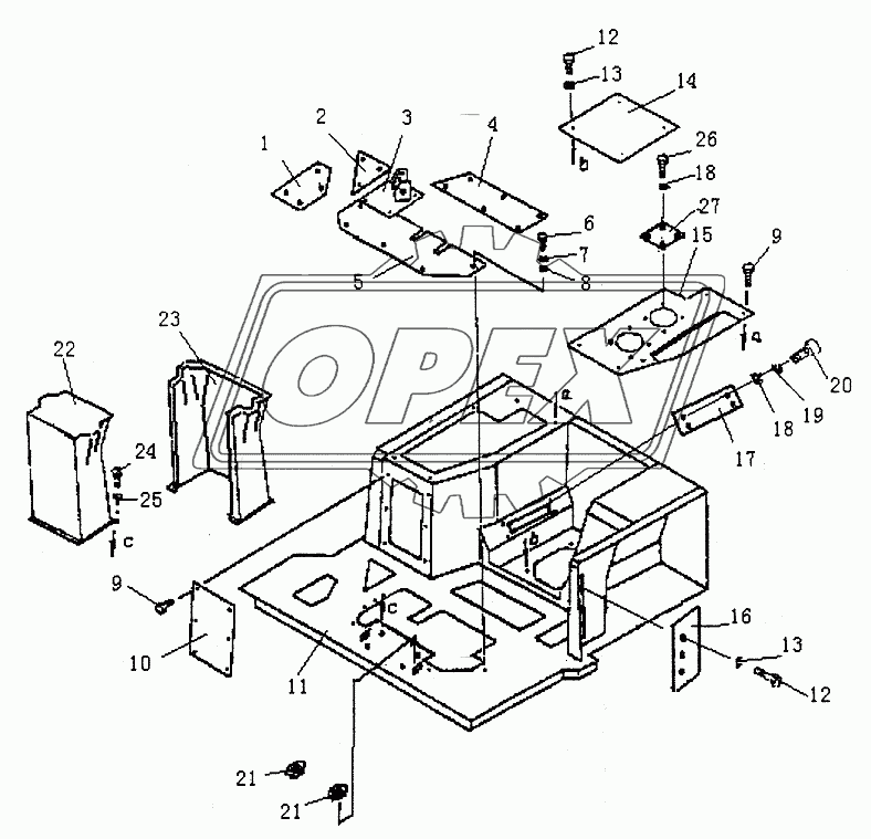 FLOOR PLATE PD320Y-2