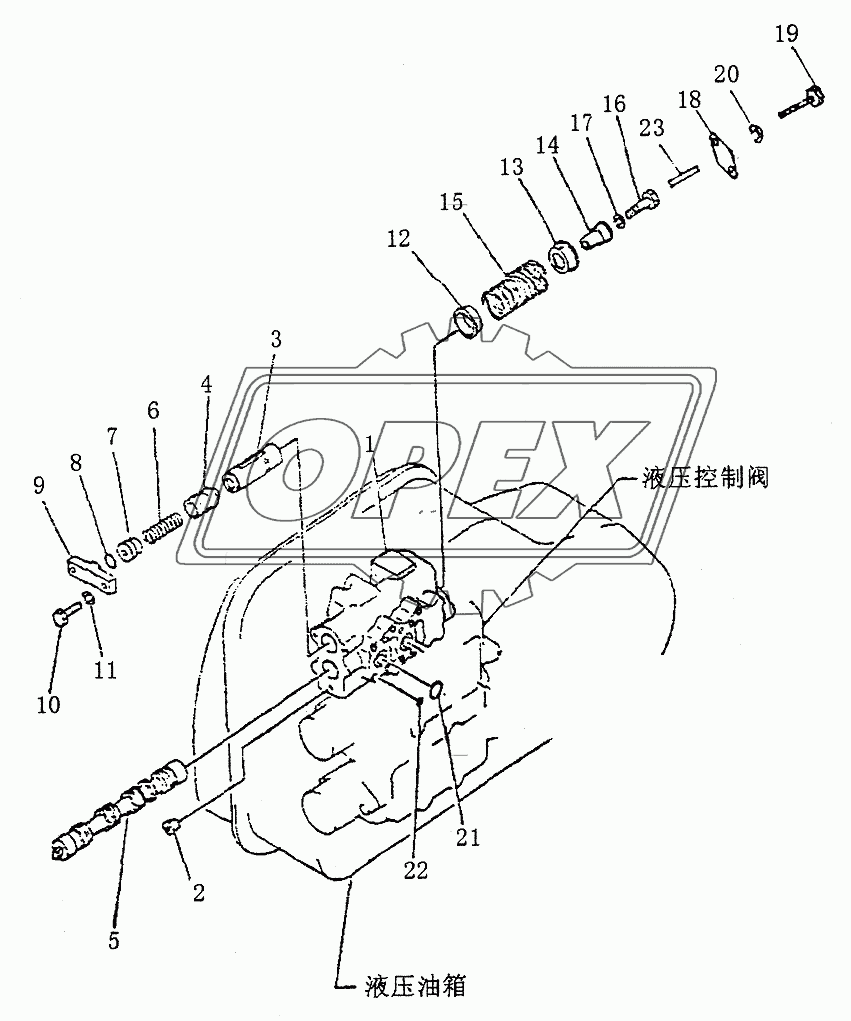 BLADE TILT CONTROL VALVE PD320Y-1