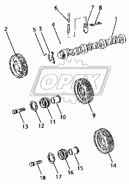 TIMING GEAR AND CAMSHAFT 1