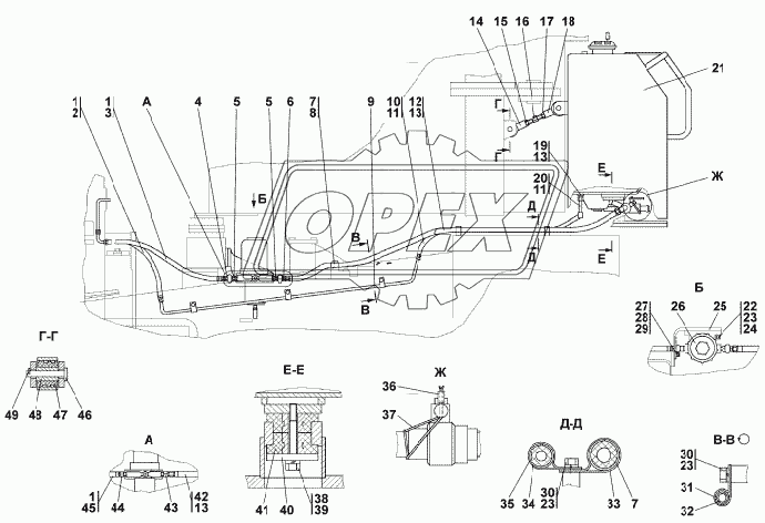 1106-25-3СП Установка бака