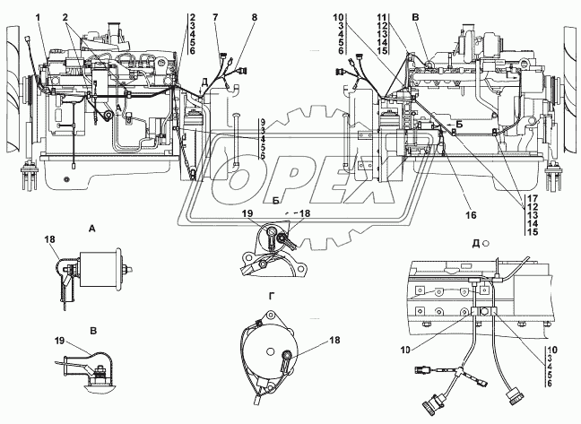 1146-10-13-01СП Электрооборудование двигателя