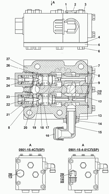 0901-15-4СП/-01СП Клапан