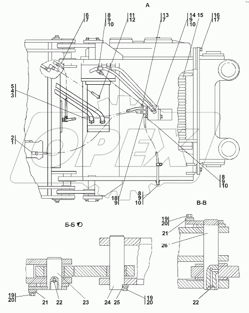 0901-96-1СП Агрегат тяговый