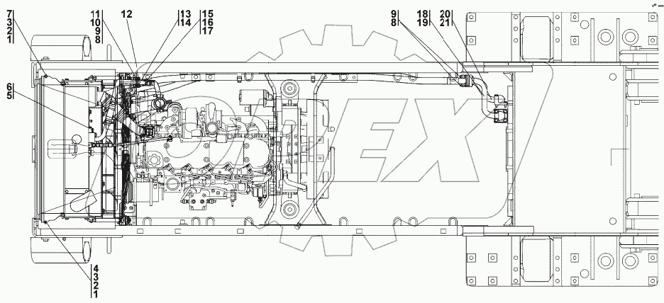 1106-60-4СП/-01СП Система охлаждения