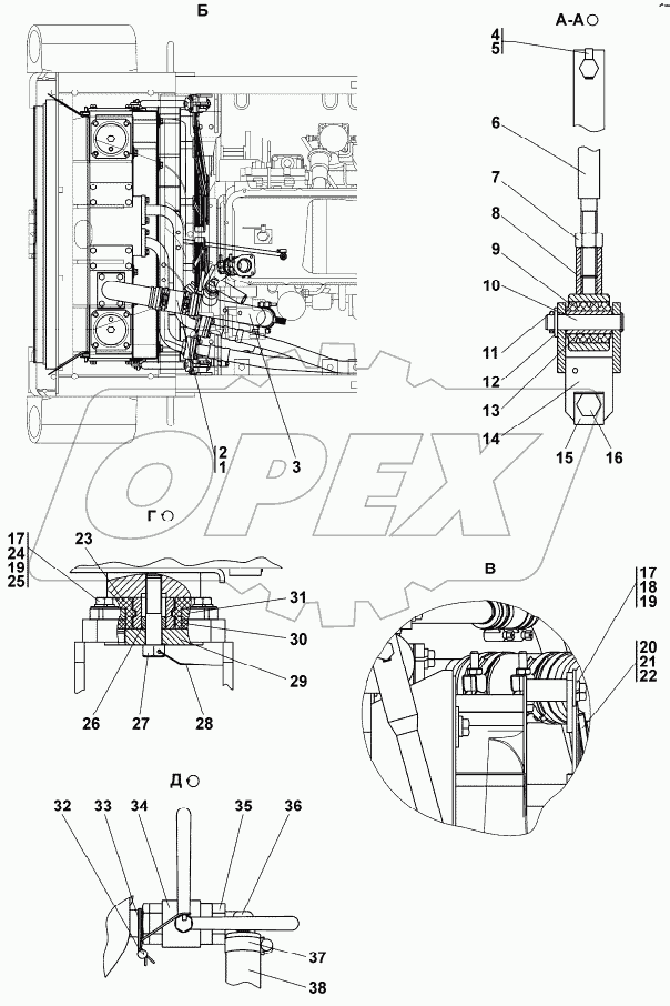 1106-60-4СП/-01СП Система охлаждения