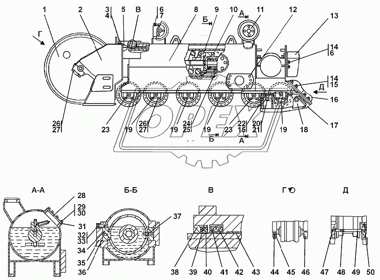 1101-21-72СП/-73СП Тележка