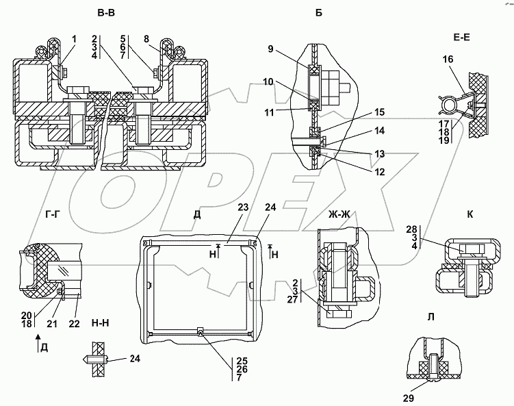 0901-111-44CП/-45СП/-46СП Кабина