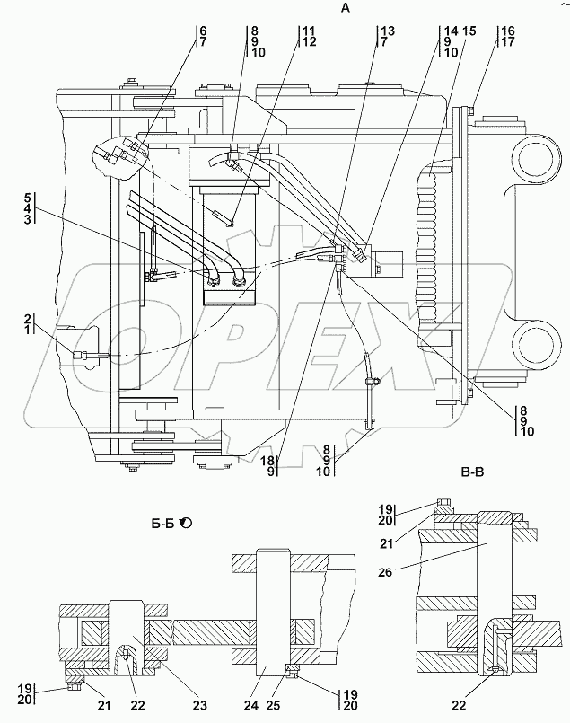 0901-96-1СП Агрегат тяговый