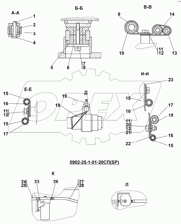 0902-25-1-01СП Установка бака