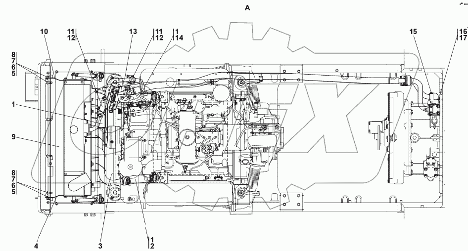 1102-60-4СП Система охлаждения