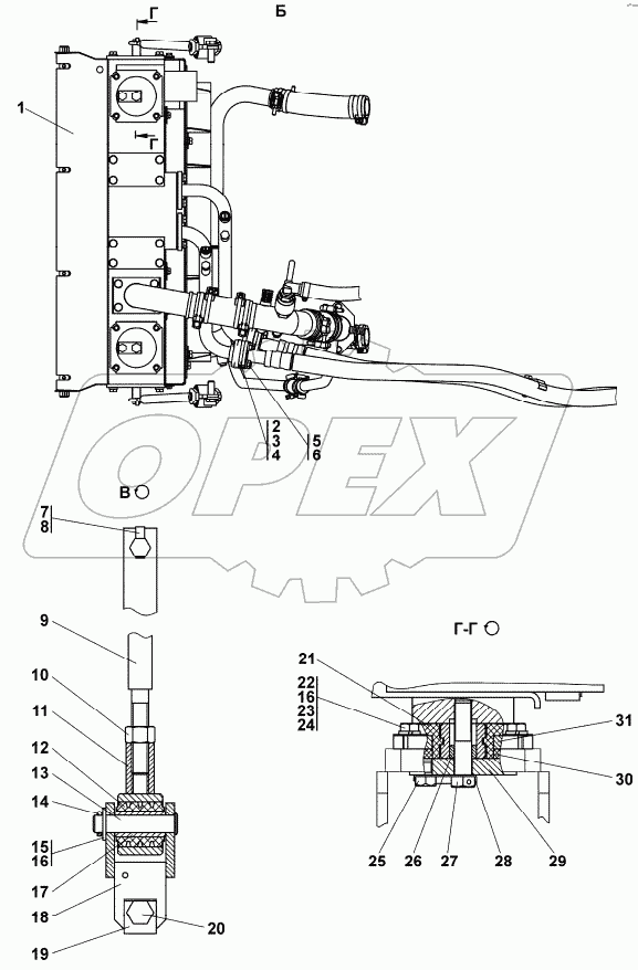 1102-60-4СП Система охлаждения