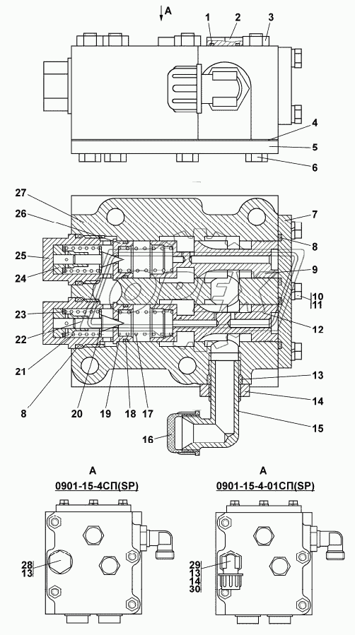 0901-15-4СП/-01СП Клапан