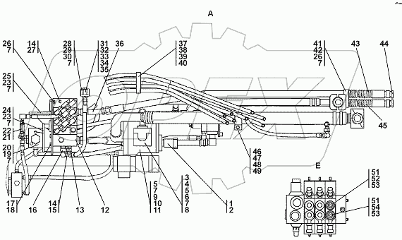 1101-26-2СП Установка гидросистемы