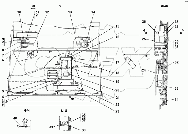 0901-111-29CП/-30СП/-31СП Кабина