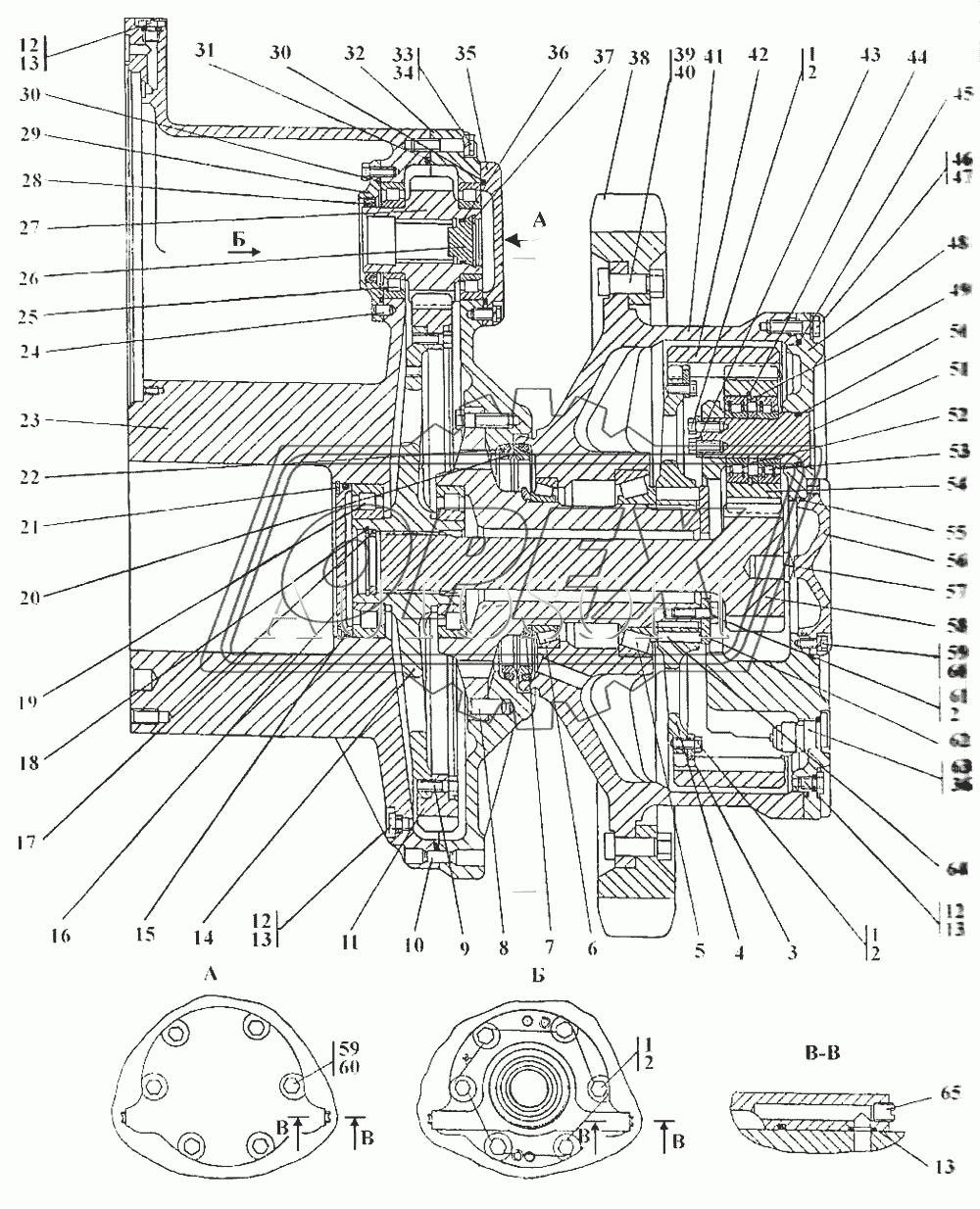 Передача бортовая (для модели Т-11.01ЯМ)