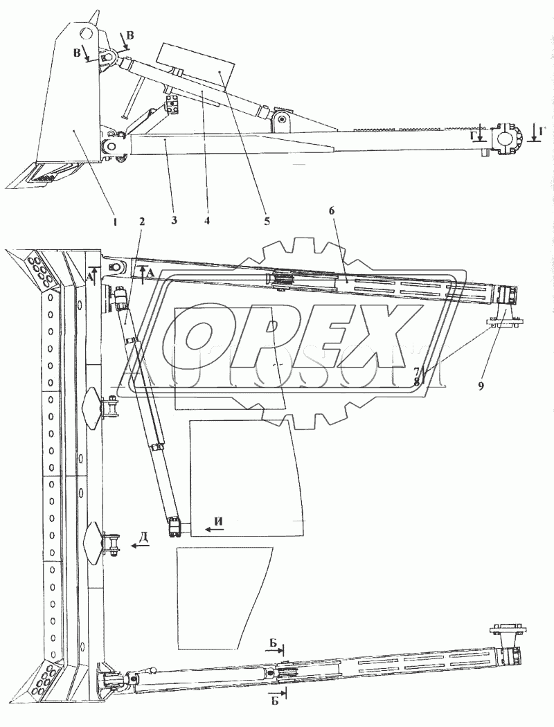 Оборудование бульдозерное полусферическое (для модели Т-11.01ЯМ) 1