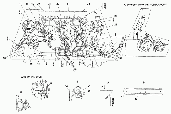 2702-10-145-03СП Щиток приборов