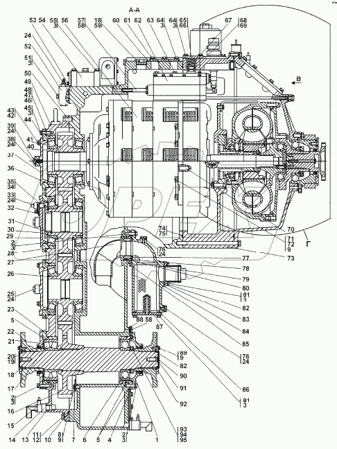 2701-12-10СП/-01СП Блок трансмиссии