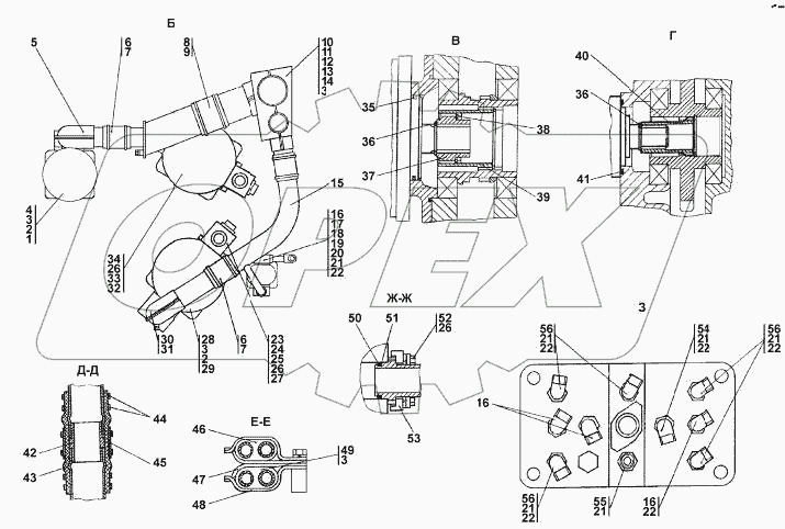 2701-26-1СП Установка гидросистемы