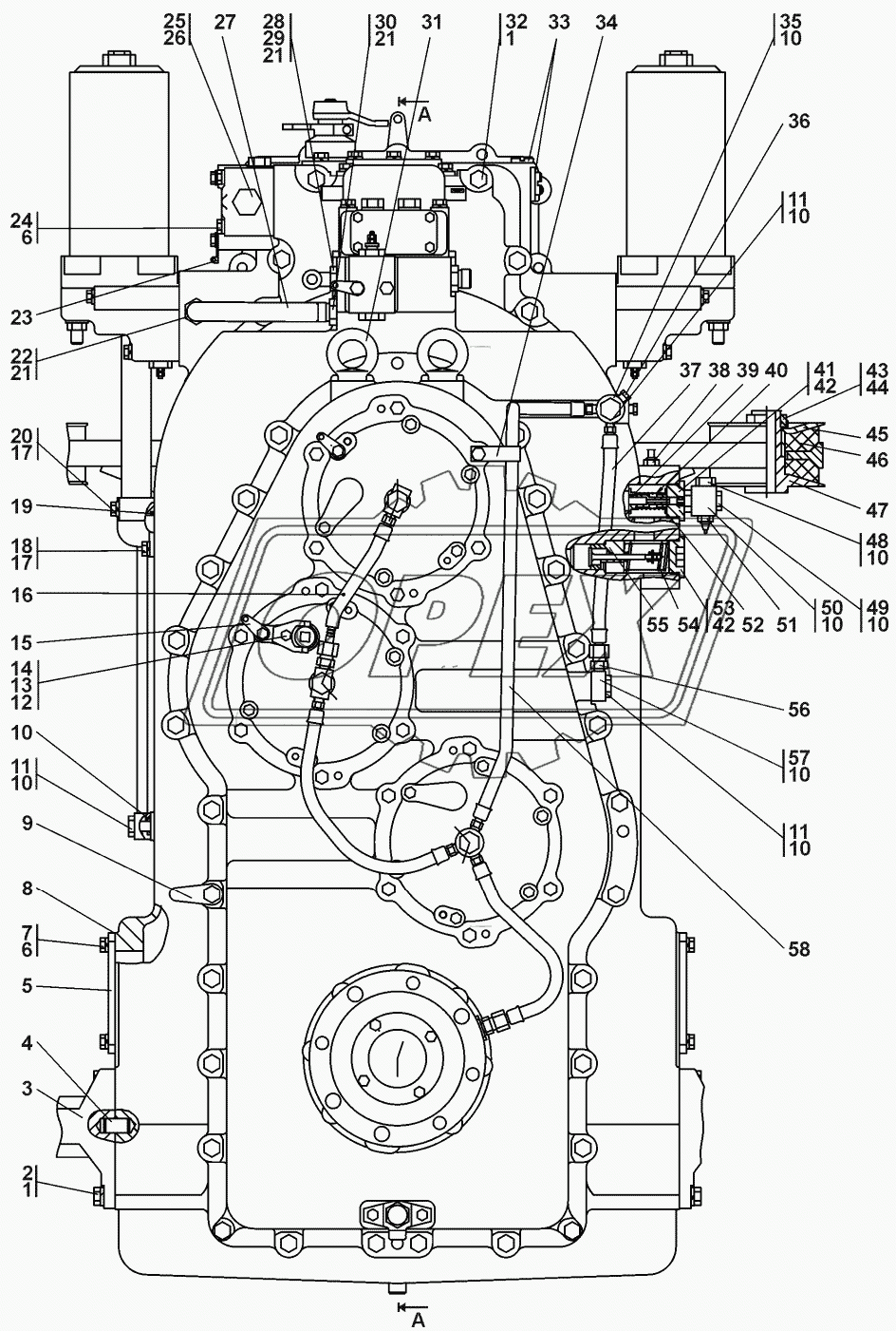 Блок трансмиссии 1